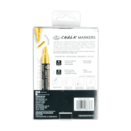 Royal Brush 6pc 2mm Metallic Chalk Marker Set Royal Brush 6pc 2mm Metallic Chalk Marker Set