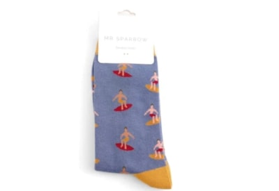 Mr Sparrow Surfer Socks Denim (MR022DENIM)