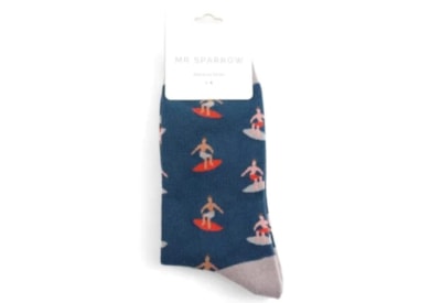 Mr Sparrow Surfer Socks Navy (MR022NAVY)