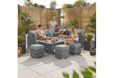 Cambridge Rising Parasol Table Set R/h Grey Cambridge Rising Parasol Table Set R/h Grey