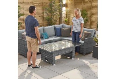 Cambridge Rising Parasol Table Set R/h Grey Cambridge Rising Parasol Table Set R/h Grey