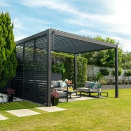 Titan Pergola Grey Square 3 x 3m Titan Pergola Grey Square 3 x 3m
