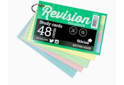 Silvine Luxpad 48 Lines Record Cards-assorted Colours 5x3 (PADSC53)