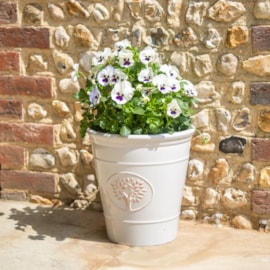 Creekwood Blenheim Planter Off White 56cm