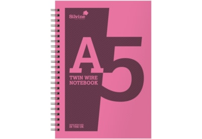 Silvine Polypropylene Spiral Notebook Asst A5 Silvine Polypropylene Spiral Notebook Asst A5