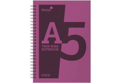 Silvine Polypropylene Spiral Notebook Asst A5 Silvine Polypropylene Spiral Notebook Asst A5