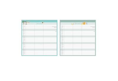 Family Organiser Patchwork & Garden Family Organiser Patchwork & Garden