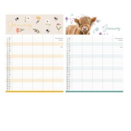 Organiser Calendar Bee/animal