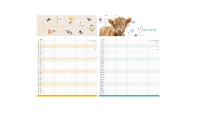 Organiser Calendar Bee/animal