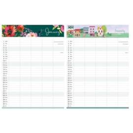 Family Planner Seaside & Flowers Family Planner Seaside & Flowers