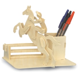 Horse Riding Pen Holder Woodcraft Construction Kit Horse Riding Pen Holder Woodcraft Construction Kit