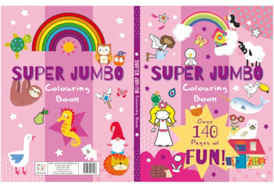 S/jumbo Colouring Books Pink & Blue (SJCB03-04)