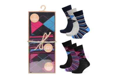 Mens 3pk Bamboo Argyle Socks In Gift Box Mens 3pk Bamboo Argyle Socks In Gift Box