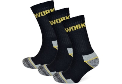 Rjm Mens 3pk Work Socks Rjm Mens 3pk Work Socks