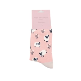 Miss Sparrow Leaping Sheep Socks Dusky Pink Miss Sparrow Leaping Sheep Socks Dusky Pink