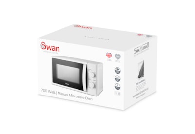 Swan 20l 700w Manual Microwave White 20l Swan 20l 700w Manual Microwave White 20l
