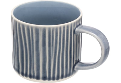Siip Embrossed Lines Mug Navy Siip Embrossed Lines Mug Navy