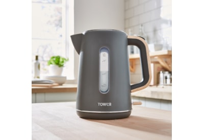 Tower Scandi Grey 3kw Rapid Boil Kettle 1.7l Tower Scandi Grey 3kw Rapid Boil Kettle 1.7l