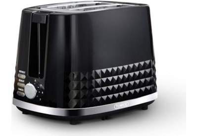 Tower Solitaire 2 Slice Toaster Black (T20082BLK)