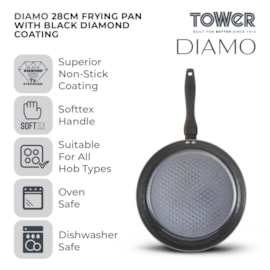 Tower Diamo Frying Pan 28cm Tower Diamo Frying Pan 28cm