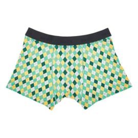 Eco Chic Green Argyle Bamboo Underpants Large (U01GN-L)