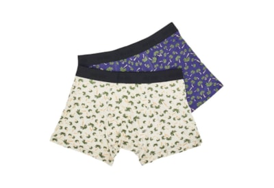 Eco Chic Palm Tree Bamboo Underpants 2pk Large Eco Chic Palm Tree Bamboo Underpants 2pk Large
