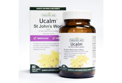 Natures Aid Naturals Aid Ucalm (st John's Wort ) 300mg 60s Natures Aid Naturals Aid Ucalm (st John's Wort ) 300mg 60s