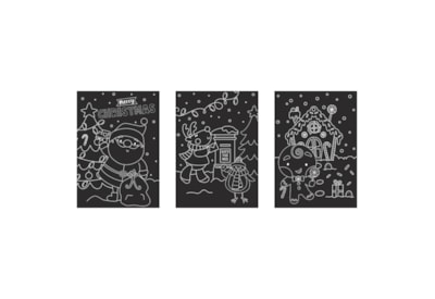 Eurowrap Christmas Scratch Art Set Eurowrap Christmas Scratch Art Set