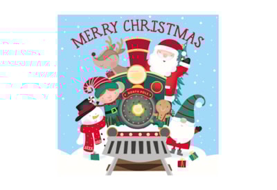 12pk Cute Santa Cards 12pk Cute Santa Cards