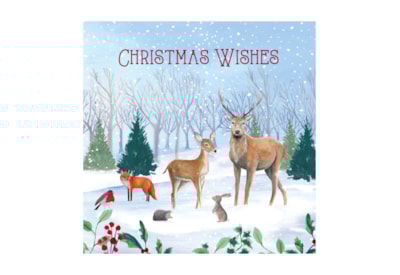 12pk Woodland White Kraft Cards 12pk Woodland White Kraft Cards