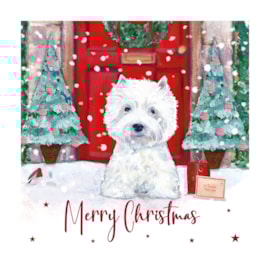 12pk Westie White Kraft Cards 12pk Westie White Kraft Cards