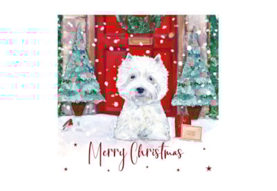 12pk Westie White Kraft Cards 12pk Westie White Kraft Cards