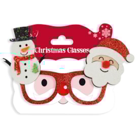 Eurowrap Christmas Character Glasses Asst Eurowrap Christmas Character Glasses Asst