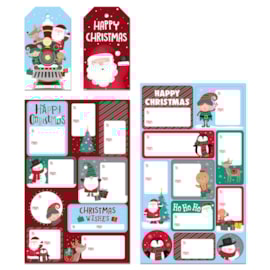55pk Cute Gift Tag & Sticker Set 55pk Cute Gift Tag & Sticker Set