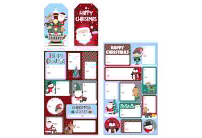 55pk Cute Gift Tag & Sticker Set 55pk Cute Gift Tag & Sticker Set