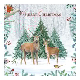12pk Woodland White Kraft Cards 12pk Woodland White Kraft Cards