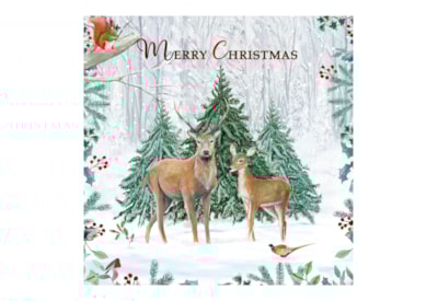 12pk Woodland White Kraft Cards 12pk Woodland White Kraft Cards