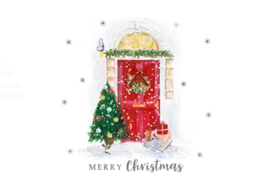 12pk Christmas Home White Kraft Cards 12pk Christmas Home White Kraft Cards
