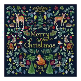 6pk Woodland Embossed Cards