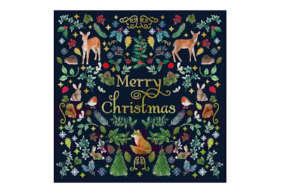 6pk Woodland Embossed Cards