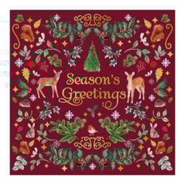 6pk Woodland Embossed Cards 6pk Woodland Embossed Cards