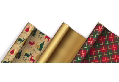 Eurowrap Tartan Metallic Wrap Compendium 18