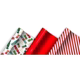 Eurowrap Candy Cane Metallic Wrap Compendium 18
