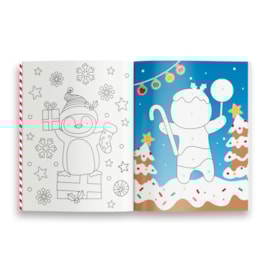 Christmas Sticker By Numbers Book