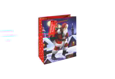 Eurowrap Traditional Santa Gift Bag Medium Eurowrap Traditional Santa Gift Bag Medium