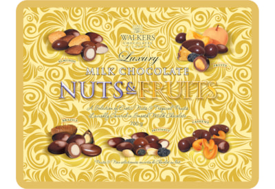 Walkers Choco Fruit & Nut Asstd Tin 600g Walkers Choco Fruit & Nut Asstd Tin 600g