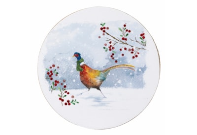 David Mason Design Christmas Mug & Coaster Set Pheasant (XB6984)