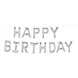 Birthday Silver Foil Balloon Birthday Silver Foil Balloon