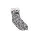 Totes Isotoner Cable Slipper Sox Grey (3553GGRY)