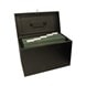 Cathedral Metal Home Filing Box With Foolscap - Black (FPHOBK)